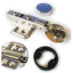 Dia 1"/26mm Hole Euro Hydraulic Soft Close Hinge for Cabinet Glass Door
