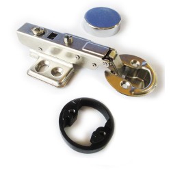Dia 1"/26mm Hole Euro Hydraulic Soft Close Hinge for Cabinet Glass Door