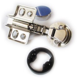 Dia 1"/26mm Hole Euro Hydraulic Soft Close Hinge for Cabinet Glass Door