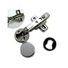 Dia 1"/26mm Hole Euro Hydraulic Soft Close Hinge for Cabinet Glass Door
