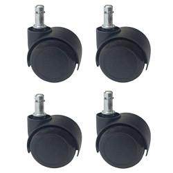 Soft PU Cover, Hard Nylon, Universal Replacement Castors, M11 Stem