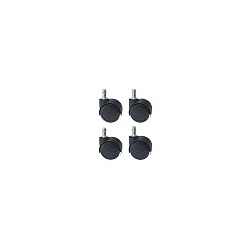 Soft PU Cover, Hard Nylon, Universal Replacement Castors, M11 Stem