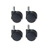 Soft PU Cover, Hard Nylon, Universal Replacement Castors, M11 Stem