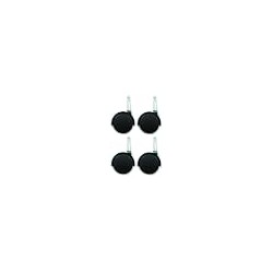 Hnfshop 4pcs/Set Furniture Swivel Caster/Wheel w/Socket Chair Replacement