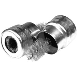Topzone Automotive Battery Terminal Cleaner, Heavy Duty Steel Wire Brush Tool, Dual-Sided Design for Posts and Cables, Silver, P