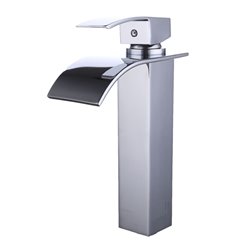 Tall Waterfall Spout Single Handle Bathroom Sink Vessel Faucet Basin Mixer Tap Oil Rubbed Chrome