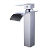 Tall Waterfall Spout Single Handle Bathroom Sink Vessel Faucet Basin Mixer Tap Oil Rubbed Chrome