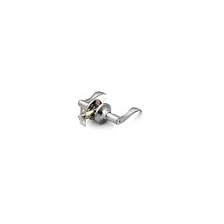 Tuff Bros Entry Door Lever Handle Lock, Privacy Function, (Stainless Steel)