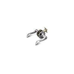 Tuff Bros Entry Door Lever Handle Lock, Privacy Function, (Stainless Steel)