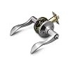 Tuff Bros Entry Door Lever Handle Lock, Privacy Function, (Stainless Steel)