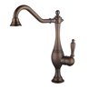 Classic Single Handle High Arc Kitchen Sink Faucet with Swivel Spout