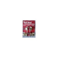 Tuff Bros Keyed Alike Combo Lock Set, Brass Double Deadbolt and Entry Door Knob, Security Door Lock System