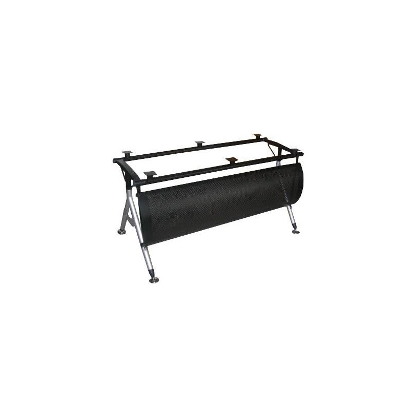 Office Desk Manager Table Metal Rack with black mesh panel