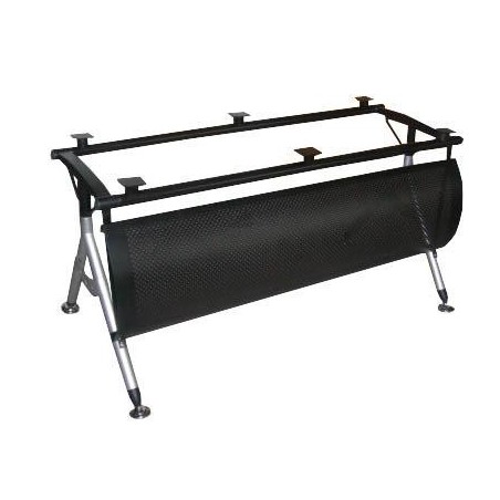 Office Desk Manager Table Metal Rack with black mesh panel