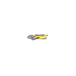 9" Curved Jaw Locking Pliers, Yellow and Black