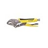 9" Curved Jaw Locking Pliers, Yellow and Black