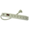 6 Outlet Power Electrical Wall Plug Socket Surge Protector Strip Switch Adapter