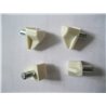 20/pk White Plastic Cabinet Shelves Board Support Holder Pin