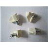 20/pk White Plastic Cabinet Shelves Board Support Holder Pin