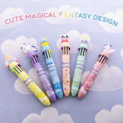 BAZIC 10-Color Ballpoint Pen