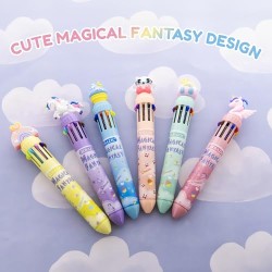 BAZIC 10-Color Ballpoint Pen