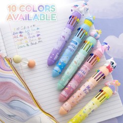 BAZIC 10-Color Ballpoint Pen