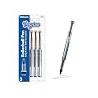 BAZIC Dayton Rollerball Pen 0.7mm Black Color, Regulator Flowing Liquid Ink Pens, Rolling Ball Pens Smooth Writing for Office (3