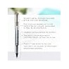 BAZIC Dayton Rollerball Pen 0.7mm Black Color, Regulator Flowing Liquid Ink Pens, Rolling Ball Pens Smooth Writing for Office (3