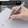 BAZIC Dayton Rollerball Pen 0.7mm Black Color, Regulator Flowing Liquid Ink Pens, Rolling Ball Pens Smooth Writing for Office (3