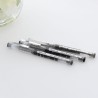 BAZIC Dayton Rollerball Pen 0.7mm Black Color, Regulator Flowing Liquid Ink Pens, Rolling Ball Pens Smooth Writing for Office (3