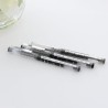 BAZIC Dayton Rollerball Pen 0.7mm Black Color, Regulator Flowing Liquid Ink Pens, Rolling Ball Pens Smooth Writing for Office (3