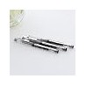 BAZIC Dayton Rollerball Pen 0.7mm Black Color, Regulator Flowing Liquid Ink Pens, Rolling Ball Pens Smooth Writing for Office (3