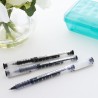 BAZIC Dayton Rollerball Pen 0.7mm Black Color, Regulator Flowing Liquid Ink Pens, Rolling Ball Pens Smooth Writing for Office (3