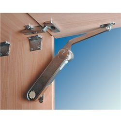 Heavy Duty Soft Close Flap Stay Cabinet Door Lid Support Down-Stay