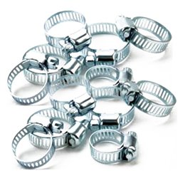 10 pcs/set assorted size hose pie tub clips clamp