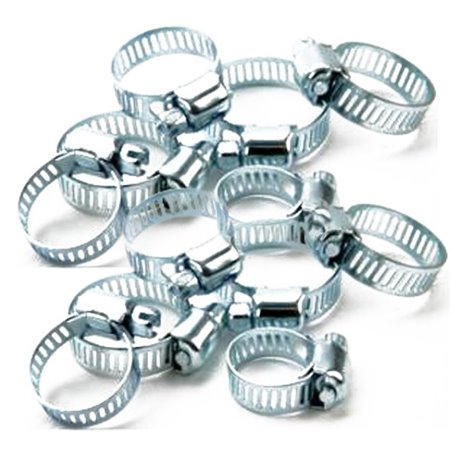 10 pcs/set assorted size hose pie tub clips clamp