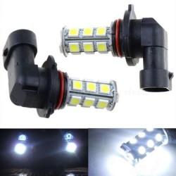 2x HID White HB3 9005 18SMD 5050 LED Car DRL Fog Driving HeadLight Bulb Lamp 12V
