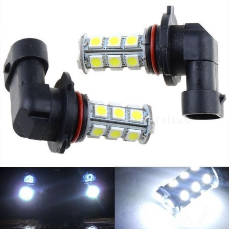 2x HID White HB3 9005 18SMD 5050 LED Car DRL Fog Driving HeadLight Bulb Lamp 12V