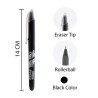 BAZIC Frizz Black Erasable Gel Pen with Grip (17062)