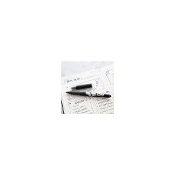 BAZIC Frizz Black Erasable Gel Pen with Grip (17062)