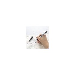 BAZIC Frizz Black Erasable Gel Pen with Grip (17062)