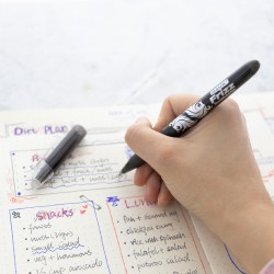 BAZIC Frizz Black Erasable Gel Pen with Grip (17062)