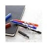 BAZIC Frizz Black Erasable Gel Pen with Grip (17062)