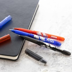 BAZIC Frizz Black Erasable Gel Pen with Grip (17062)