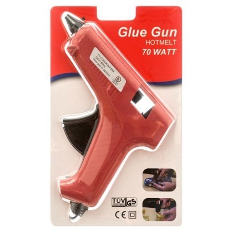 70W Red Hot Melt Glue Gun Sticks Trigger Art Craft Repair Tool W/ UL listed