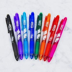 BAZIC Frizz Fashion Color Erasable Gel Retractable Pen with Grip