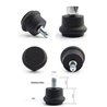 5/pk Dia 2 inches Chair wheels replacement Fixed Solid Level stand Feet w/ M11 stem