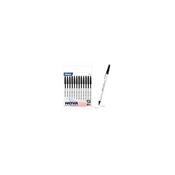BAZIC Nova Blue Color Stick Pen (12/Pack)
