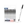 BAZIC Nova Blue Color Stick Pen (12/Pack)