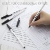 BAZIC Nova Blue Color Stick Pen (12/Pack)